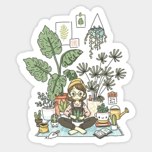 Plant Lady Sticker